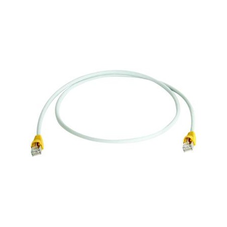 Telegärtner Patchkabel CAT6A, 2m Grau-Cross GBE, 500MHz, S- - 62681 - 1