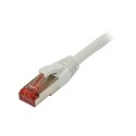 Patchkabel RJ45, CAT6 250Mhz, 0.25m grau, S-STP(S/FTP), LSZH, Synergy 21, - 76117 - 1