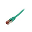 Patch cable RJ45, CAT6 250Mhz, 1.5m green, S-STP(S/FTP), LSZH, Synergy 21, - 76143 - 1