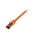 Patch cable RJ45, CAT6 250Mhz, 10m orange, S-STP(S/FTP), LSZH, Synergy 21, - 76190 - 1