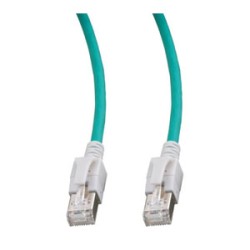 Patchkabel RJ45, VC LED, CAT6A 500Mhz, 3m, grün, LED in den Steckern! - 79278 - 1