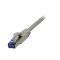 Patchkabel RJ45, CAT6A 500Mhz, 0.5m, grau, S-STP(S/FTP), AWG26, LSZH, Synergy 21 - 86671 - 1