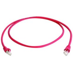 Telegärtner Patchkabel CAT6A, 0.25m, Rot, 500MHz, S-STP(S/F - 87376 - 1