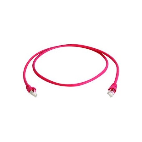 Telegärtner Patchkabel CAT6A, 0.25m, Rot, 500MHz, S-STP(S/F - 87376 - 1