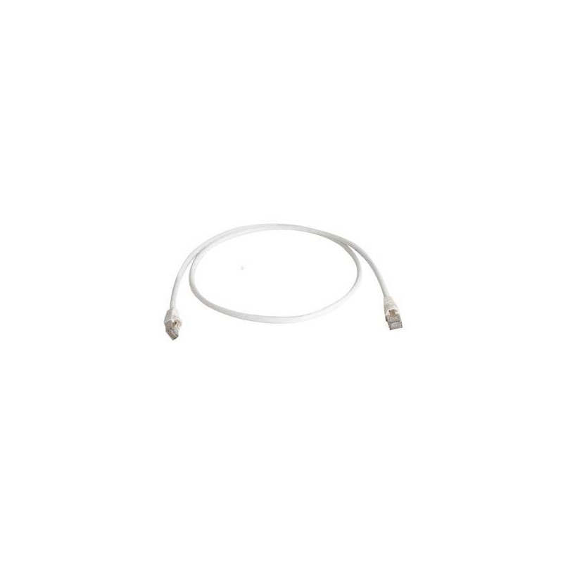 Telegärtner Patchkabel CAT6A, 0.25m, Weiss, 500MHz, S-STP(S - 87380 - 1
