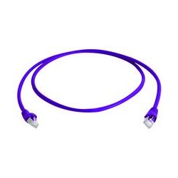 Telegärtner Patchkabel CAT6A, 0.25m, Lila, 500MHz, S-STP(S/ - 87381 - 1