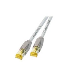 Patchkabel RJ45, CAT6A 900Mhz, 10m weiss, S-STP(S/FTP), ND - 99801 - 1