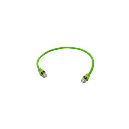 Telegärtner Patchkabel CAT7, 1.0m, Grün, 500MHz, S-STP(S/FT - 103290 - 1