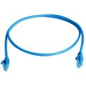 Telegärtner patch cable CAT6A, 0.5m, blue, 500MHz, S-STP(S/F - 125317 - 1