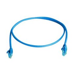Telegärtner Patchkabel CAT6A, 0.5m, Blau, 500MHz, S-STP(S/F - 125317 - 1