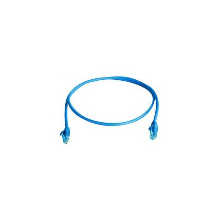 Telegärtner patch cable CAT6A, 0.5m, blue, 500MHz, S-STP(S/F - 125317 - 1
