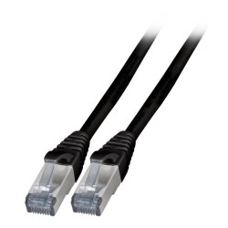 Patchkabel RJ45, CAT6A 500Mhz,30m schwarz, S-STP(S/FTP), außen, hochflexibel, TPE, AWG26/7 - 125846 - 1