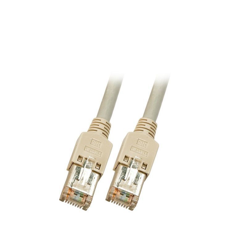 Patchkabel RJ45, CAT5e, 300Mhz, 7.5m grau, S/UTP, Daetwyler 5502+TM11 - 128076 - 1