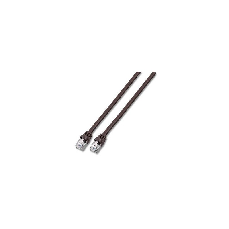 Patchkabel VOIP, RJ45, S-FTP(S/FTP) 20m schwarz, CAT6, kurze - 128441 - 1