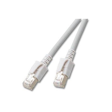 Patchkabel RJ45, VC LED, CAT6A 500Mhz, 2m, weiss, LED in den Steckern! - 133561 - 1