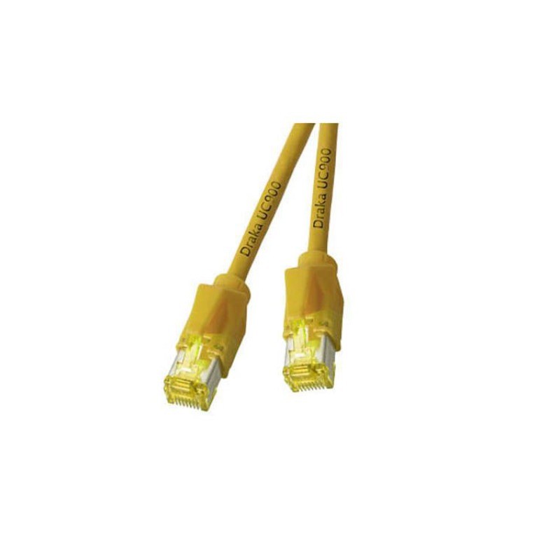 Patchkabel RJ45, CAT6A 900Mhz, 2m gelb, S-STP(S/FTP), ND-UC900+TM31 - 139968 - 1
