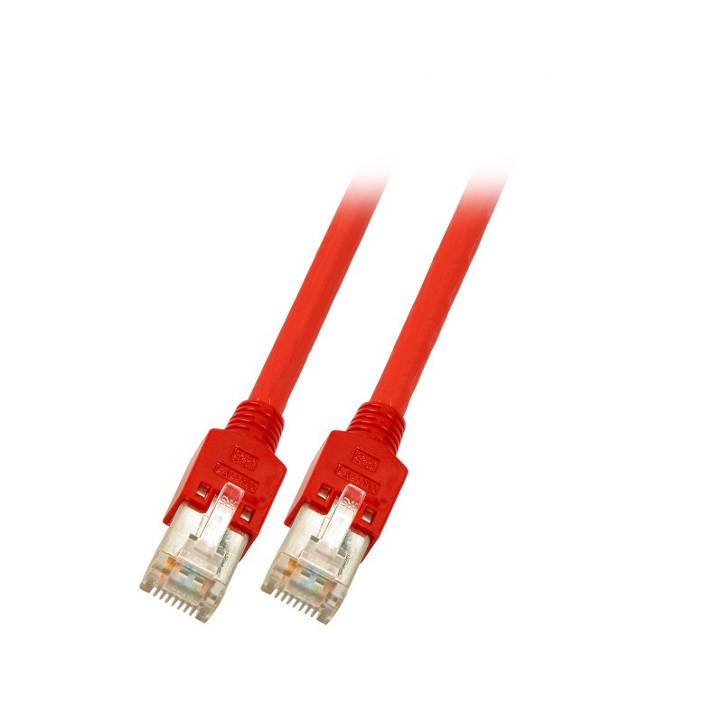 Patchkabel RJ45, CAT6 300Mhz, 2m rot, S-STP(S/FTP), *Crossover*,ND-UC300+TM21 - 150603 - 1