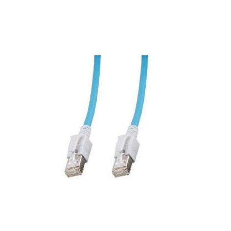 Patchkabel RJ45, VC LED, CAT6A 500Mhz, 1.5m, blau, LED in den Steckern! - 151514 - 1