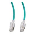 Patchkabel RJ45, VC LED, CAT6A 500Mhz, 1.5m, grün, LED in den Steckern! - 151515 - 1