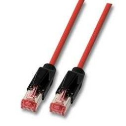 Patchkabel RJ45, CAT6 900Mhz, 1m rot, S-STP(S/FTP)-PUR, ND-UC900+TM21, Industrietauglich(PUR), - 151637 - 1