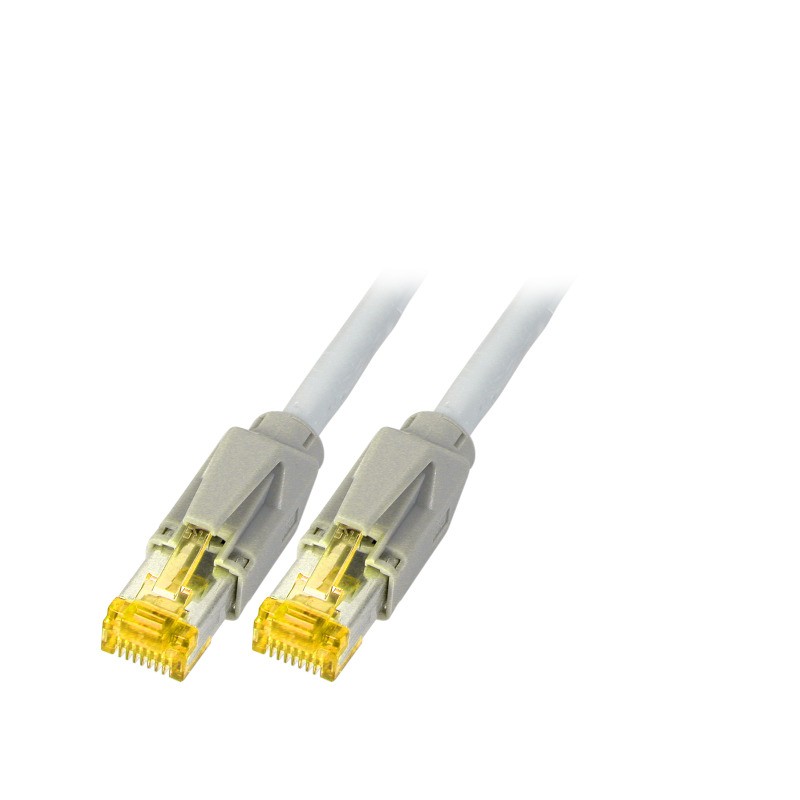 Patchkabel RJ45, CAT6A 900Mhz, 2m grau, S-STP(S/FTP), ND-UC900+TM31 - 155203 - 1