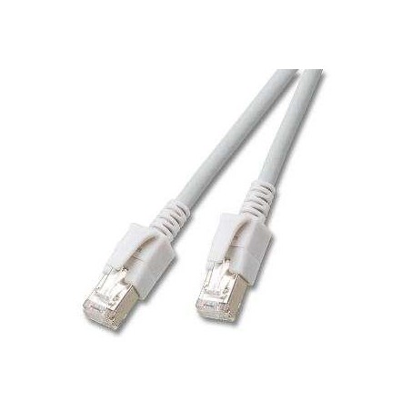 Patchkabel RJ45, VC LED, CAT6A 500Mhz, 7.5m, grau, LED in den Steckern! - 158459 - 1