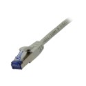 Patchkabel RJ45, CAT6A 500Mhz, 2m, grau, S-STP(S/FTP), Komponent getestet(GHMT certified), AWG26, Synergy 21 - 166256 - 1