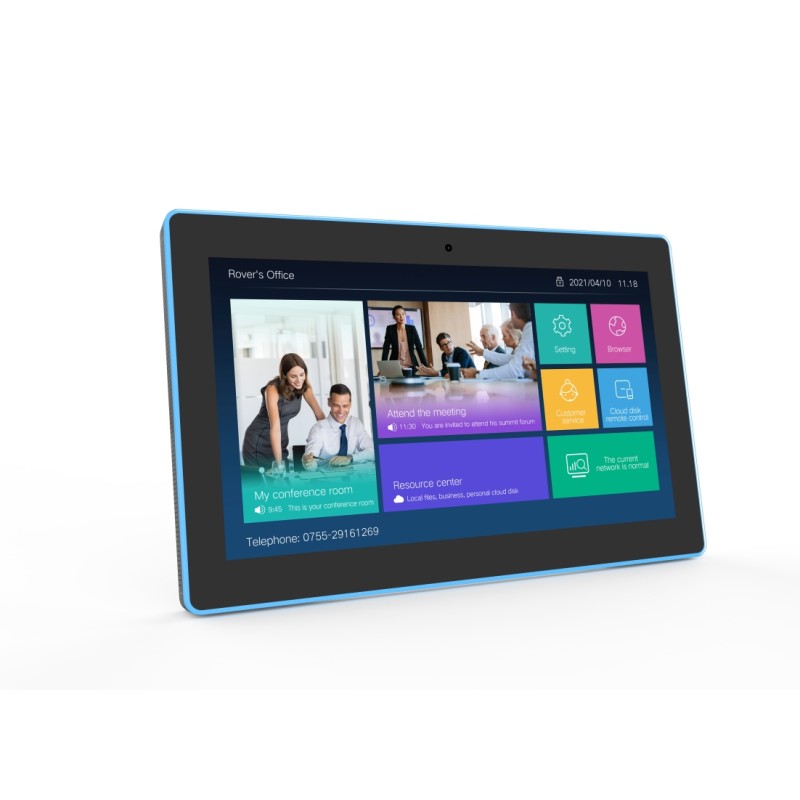 ALLNET Meeting Room RGB LED Tablet 15 inch RK3399 Android 10 and NFC/RFID black - 200816 - 2
