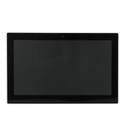 ALLNET Touch Monitor 14 inch PoE PD, 12V In/Out, 5V/Out, HDMI In, Ethernet, USB Touch, USB Cam - 211320 - 1
