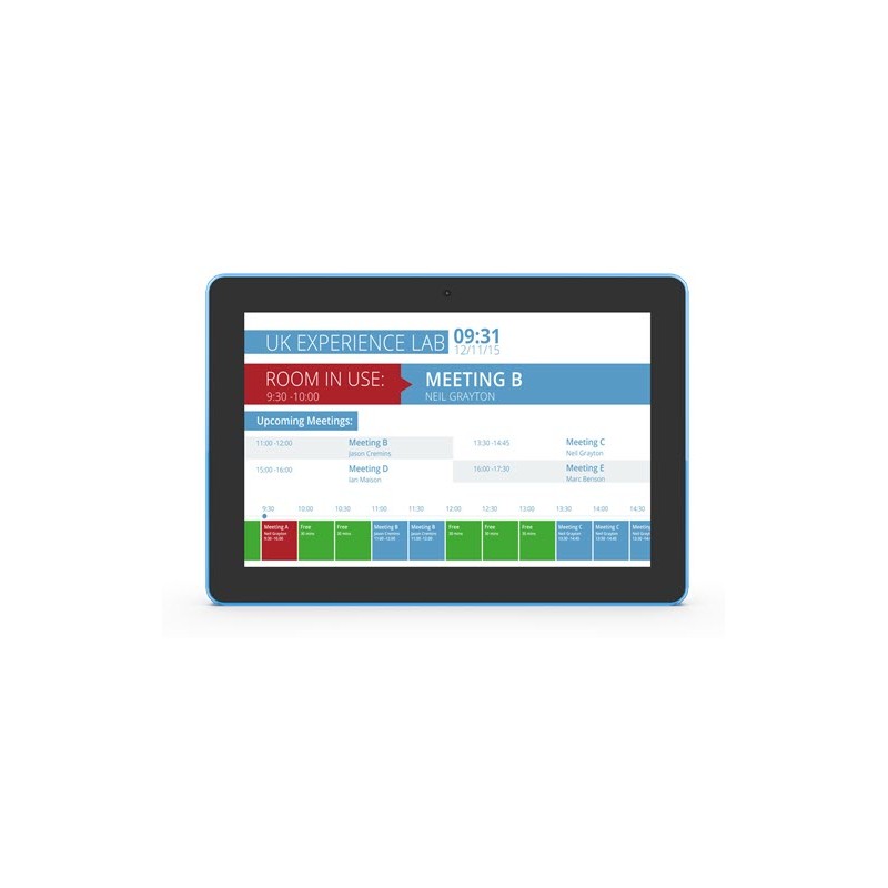 ALLNET Meeting Room RGB LED Tablet 10 inch RK3568 LTE, Android 11 and NFC, color black - 222843 - 1