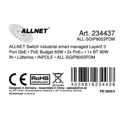 ALLNET Table Display Tablet 8 inch Dualscreen with 4GB/32GB, RK3568 Android 11, Table Display - 234102 - 1
