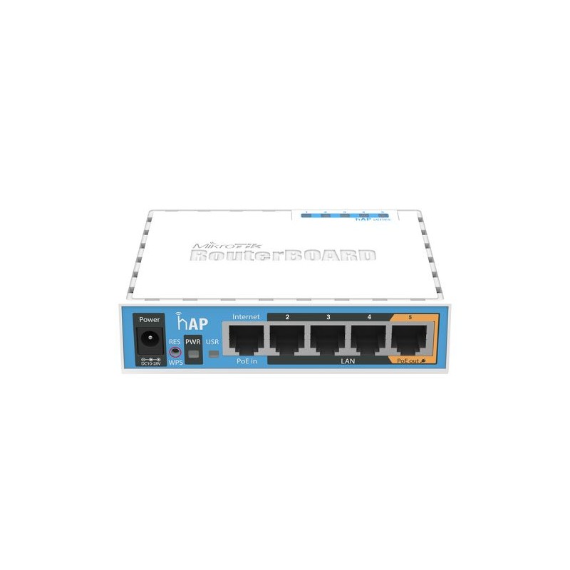 MikroTik home Access Point RB951Ui-2nD, hAP, 2.4 GHz, 5x 10/100, USB - 123241 - 1