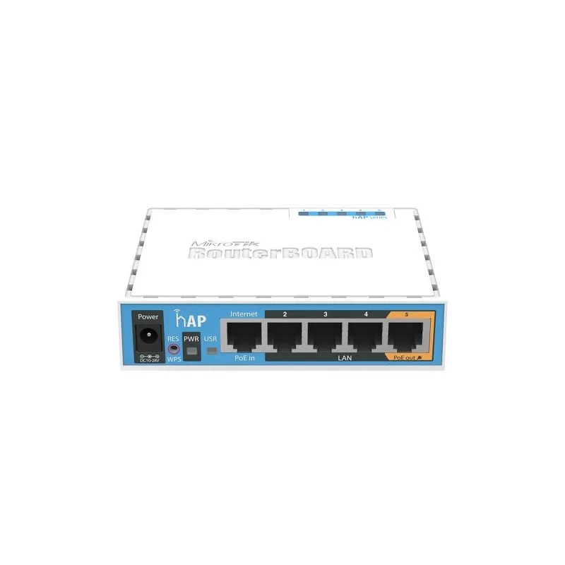 MikroTik home Access Point RB951Ui-2nD, hAP, 2.4 GHz, 5x 10/100, USB - 123241 - 1