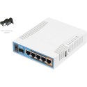 MikroTik AC Access Point RB962UiGS-5HacT2HnT, hap AC, 2.4/5 GHz, 5x Gigabit, 1x SFP, USB - 128501 - 1