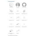 Ubiquiti Wireless AP WIFI5 &bull AC2500 &bull 4x4 &bull Indoor &bull 1 GbE &bull UniFi &bull UAP-AC-HD - 137739 - 2