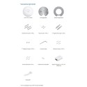 Ubiquiti Wireless AP WIFI5 &bull AC2550 &bull 4x4 &bull Indoor &bull 1 GbE &bull Unifi &bull UAP-AC-SHD - 137741 - 2