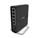MikroTik home AC Access Point RBD52G-5HacD2HnD-TC, hAP ac², 2.4/5 GHz, 5x Gigabit, Tower Case - 150814 - 1