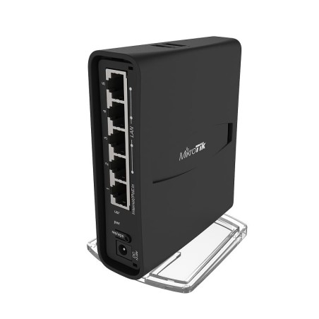 MikroTik home AC Access Point RBD52G-5HacD2HnD-TC, hAP ac², 2.4/5 GHz, 5x Gigabit, Tower Case - 150814 - 1