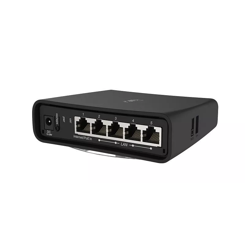 MikroTik home AC Access Point RBD52G-5HacD2HnD-TC, hAP ac², 2.4/5 GHz, 5x Gigabit, Tower Case - 150814 - 2