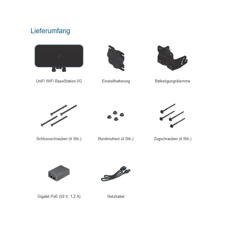 Ubiquiti Wireless AP WIFI5 &bull AC1700 &bull 4x4 &bull Outdoor &bull 1 GbE &bull UniFi &bull UWB-XG - 153148 - 2