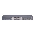 HP Switch 100Mbit, 16xTP, 1000Mbit, 2xTP/SFP-Slot, E4210-16 - 84374 - 1