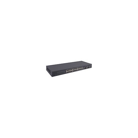 HP Switch 100Mbit, 24xTP, 1000Mbit, 2xTP/SFP-Slot, A3100-24 - 91530 - 1
