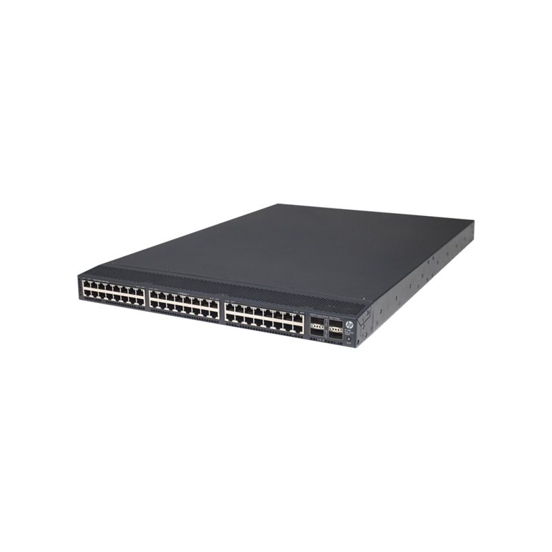 HP Switch 1-10Gbit, 48xTP, 4xQSFP+ slot, 5900AF-48XGT-4QSFP+, *without power supply/fan!* - 121284 - 2