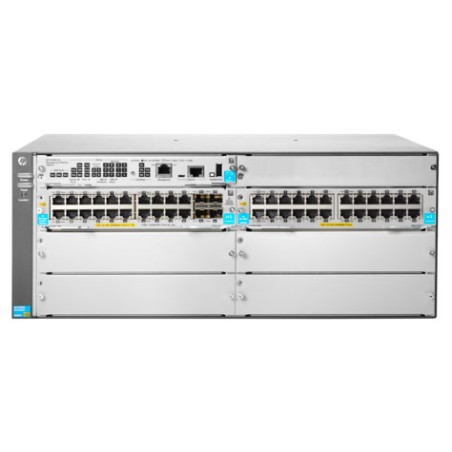 HP Switch Chassis, ZL2, *Bundle*, 5406R 44GT PoE+/4SFP+, ohne Netzteile ! - 122401 - 1