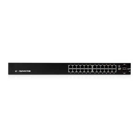 Ubiquiti EdgeSwitch 24 / Lite / 24 Gigabit RJ45 Ports / 2 SFP Ports / 1 Serial Port / ES-24-Lite - 122827 - 1