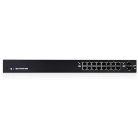 Ubiquiti EdgeSwitch 16 / 16 Gigabit RJ45 Ports / 2 SFP Ports / 150W / PoE+ / ES-16-150W  - 124859 - 1