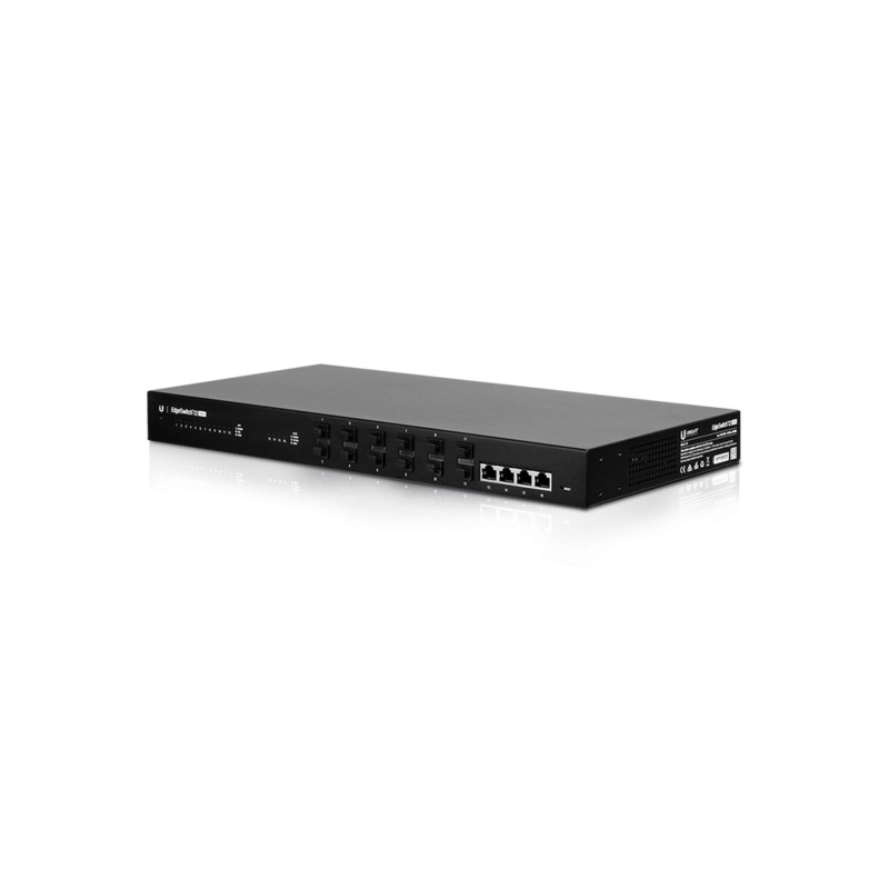 Ubiquiti EdgeSwitch 16 / 12 SFP Ports / 4 RJ45-10G / 1 Serial Port / ES-12F - 127664 - 1