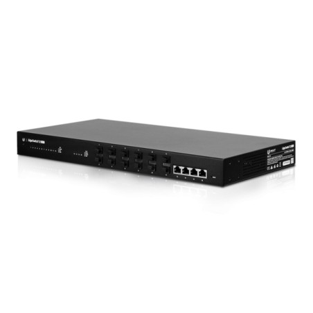 Ubiquiti EdgeSwitch 16 / 12 SFP Ports / 4 RJ45-10G / 1 Serial Port / ES-12F - 127664 - 1