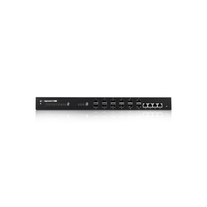 Ubiquiti EdgeSwitch 16 / 12 SFP Ports / 4 RJ45-10G / 1 Serial Port / ES-12F - 127664 - 2