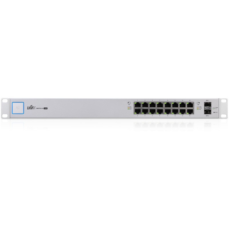 Ubiquiti UniFi Switch / 16 Ports / 150W / POE+ / 2 SFP / US-16-150W  - 128959 - 3